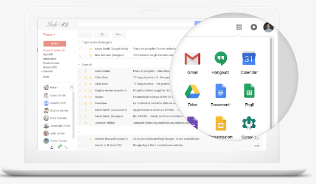 Compiti assegnati da G Suite e Argo didUP