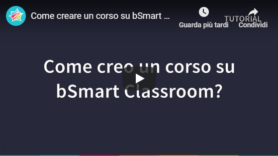 Che cos’è un corso e come si crea [Docente]